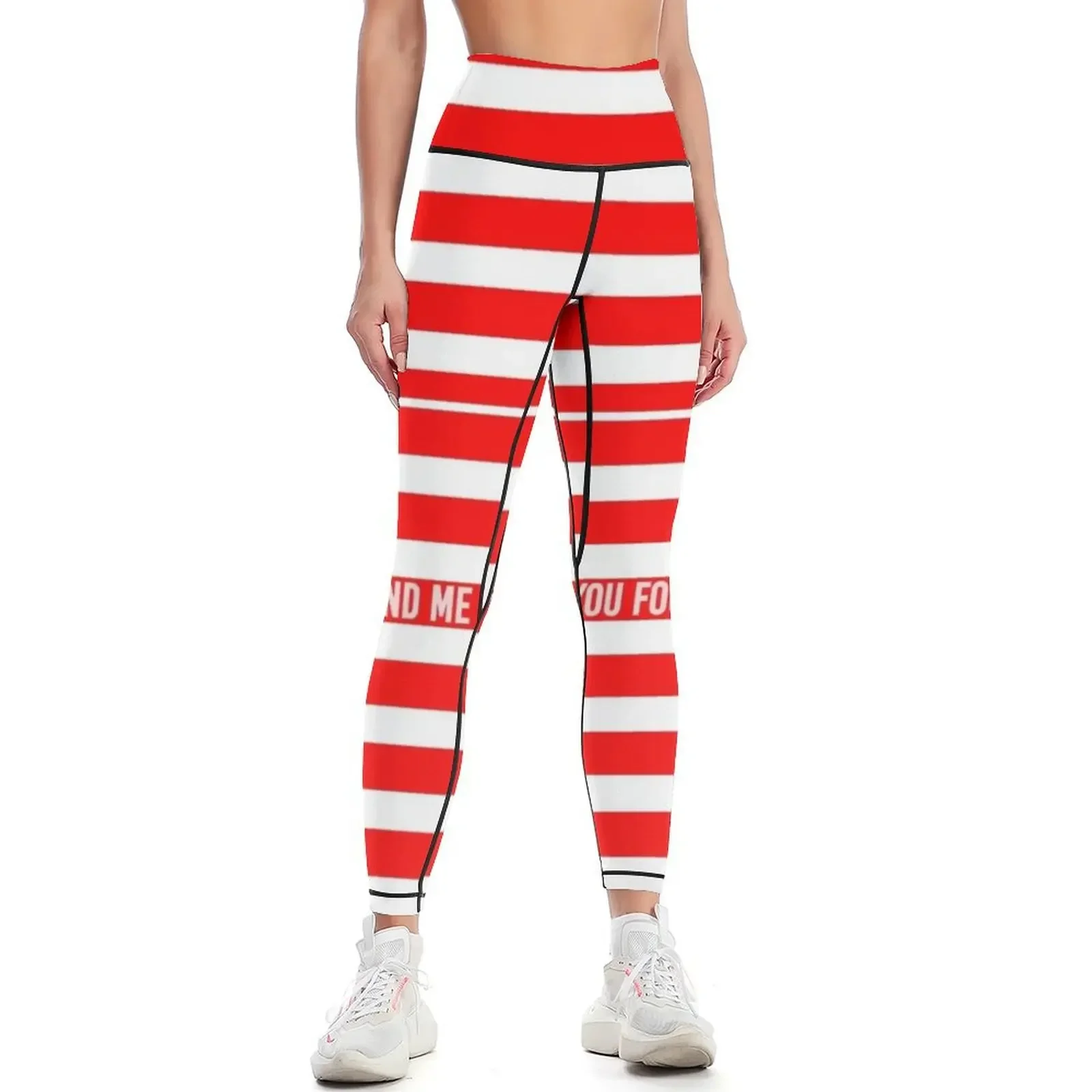 

Waldo Halloween costume Leggings trousers for fitness Training pants push up legging Womens Leggings