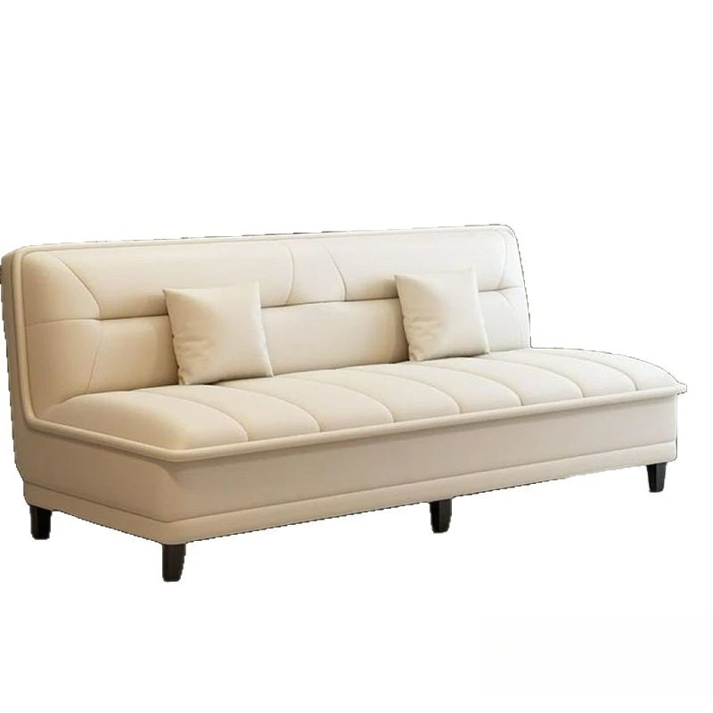 Folding sofa bed, integrated dual-use sofa, living room double three-person simple rental room, can lie down or sleep on the sof