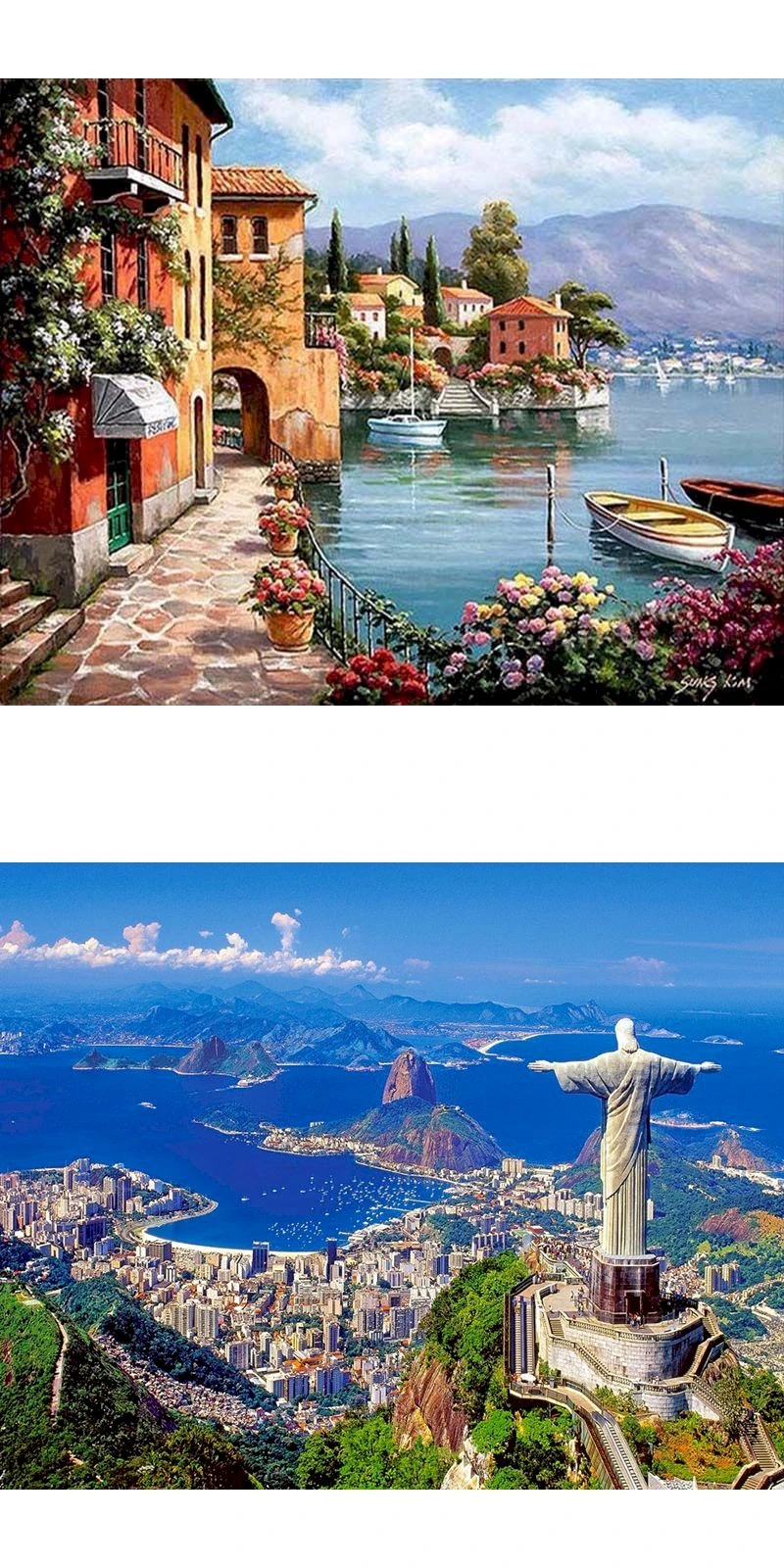 

Пазлы 500/1000/1200/2000 элементов: Городской пейзаж. Игры для всей семьи, для игровой комнаты, спальни, домашнего декора, подарок.