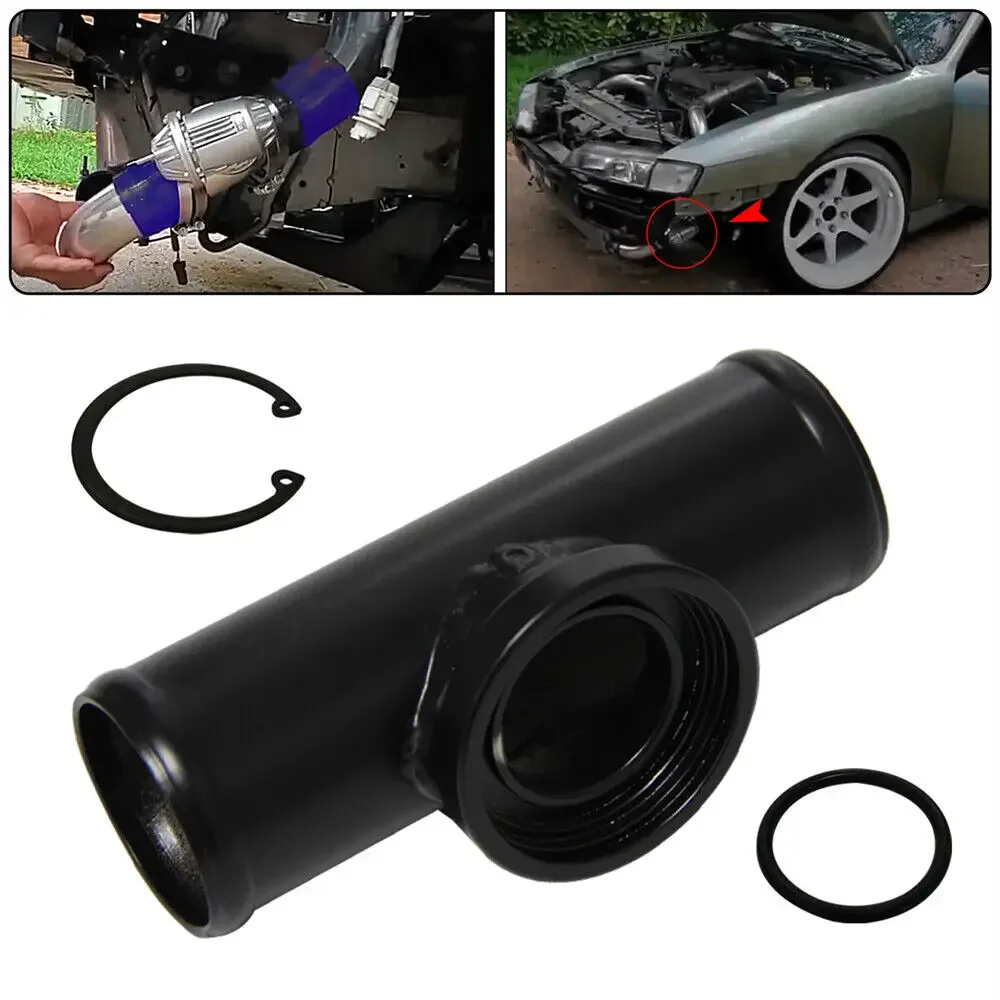 Pasuje do zaworu wydmuchowego HKS SSQV SQV BOV Aluminiowy zawór wydmuchowy 51 mm 76 mm Czarny 2" 3" Adapter kołnierzowy Rura rurowa — zdjęcie 3