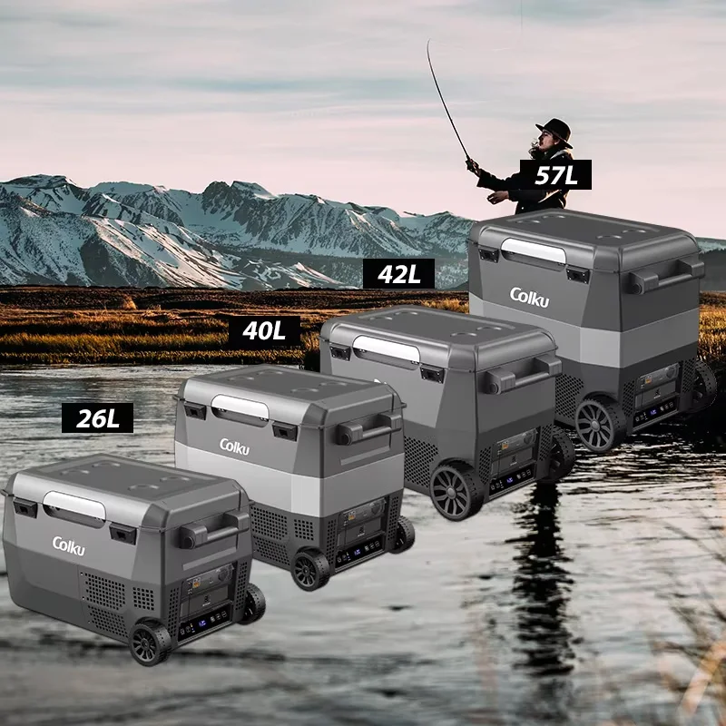 

High Quality Portable Mini Frezzer Battery Rechargeable Refrigerator Caravan 12V Compressor Fridge for Car Outdoor