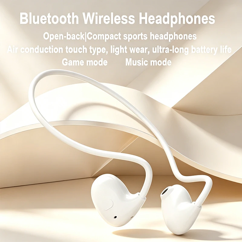 Auriculares Bluetooth VV4, Auriculares Inalámbricos Bluetooth 5.3, Auriculares de Conducción Aérea, Auriculares Deportivos Estéreo a Prueba de Agua