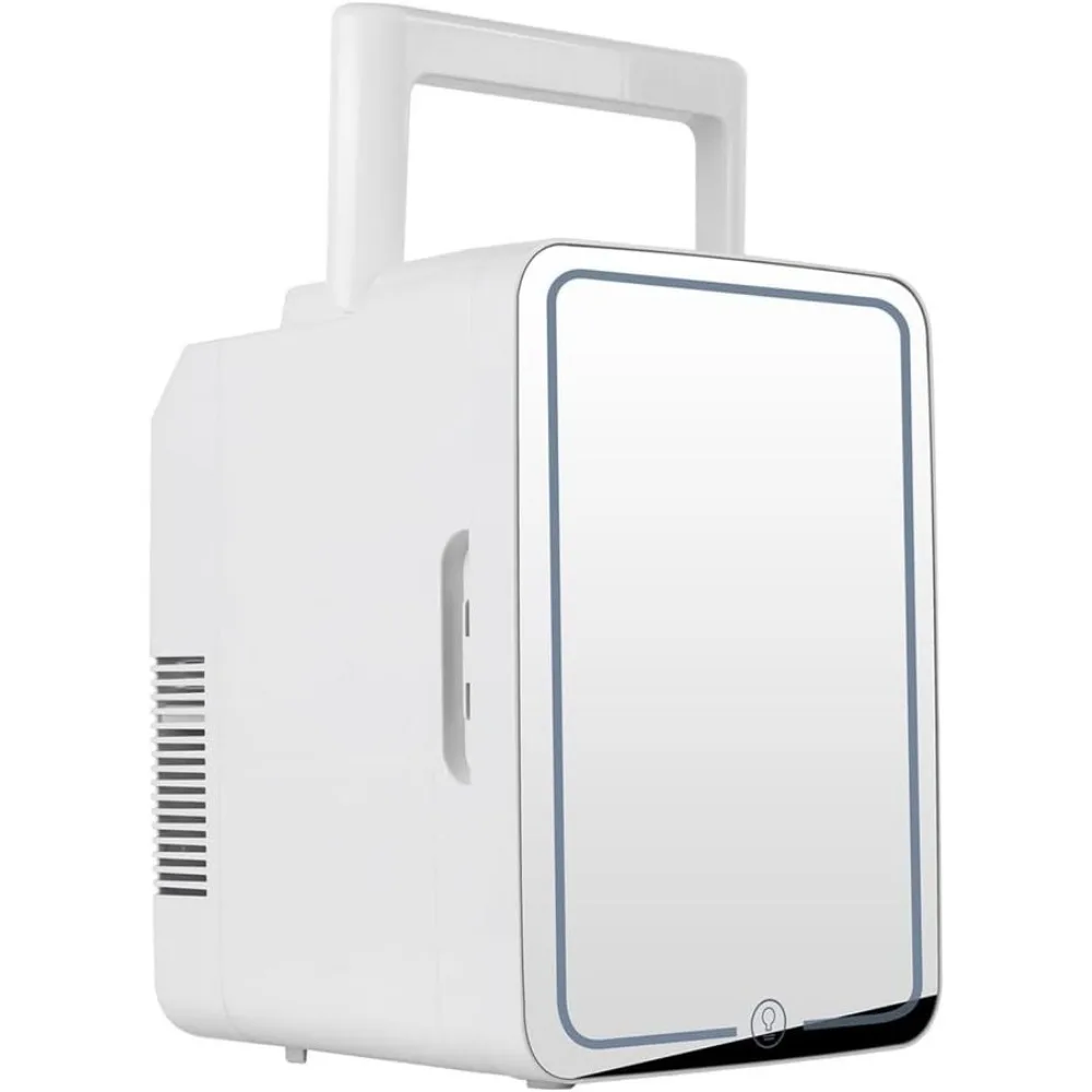 Compact Light Refrigerator for Skin Care and Fruit Preservation at Home