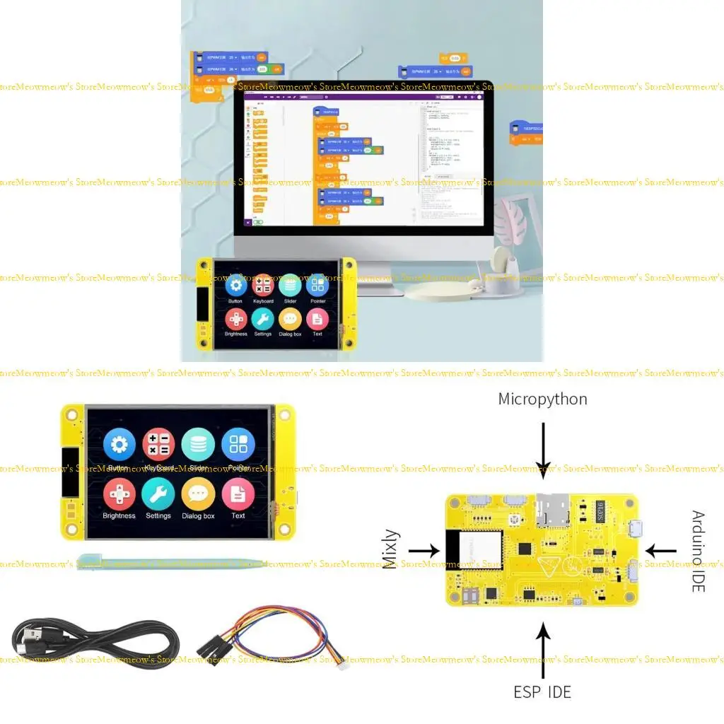 W91A 2.8Inch ESP32 дисплей ESP32 ESP32-2432S028 Wi-Fi Bluetooth-совместимый TFT W91A 2.8Inch ESP32 дисплей ESP32 ESP32-2432S028 Wi-Fi Bluetooth-совместимый TFT