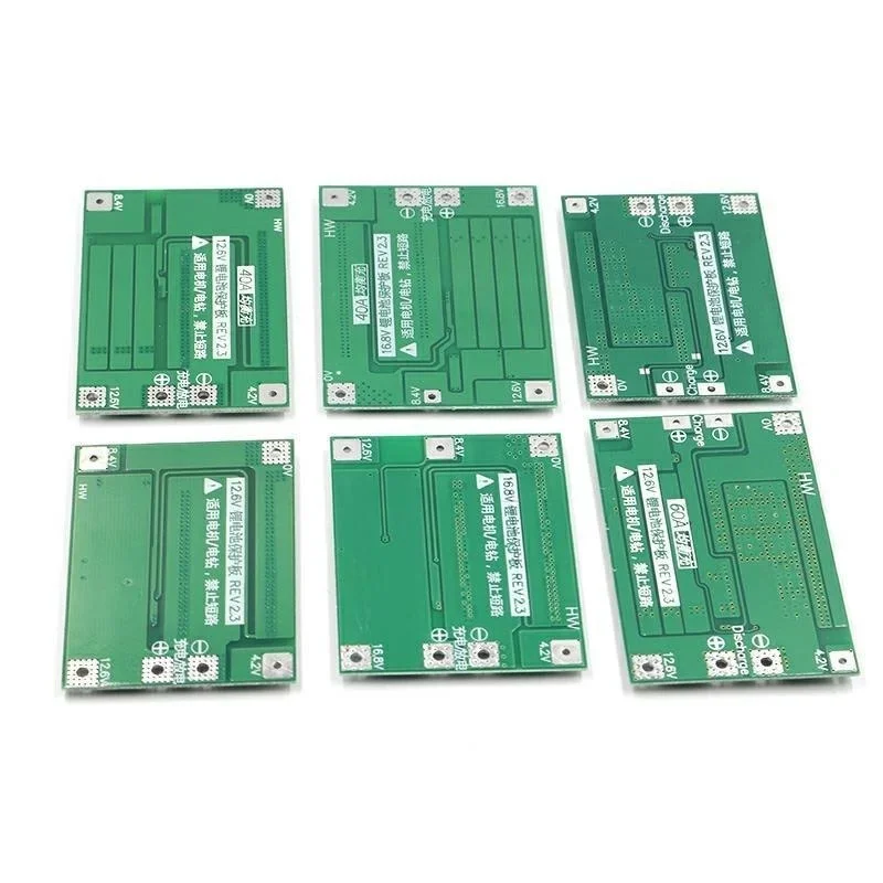 3S/4S 40A 60A Li-ion Lithium Battery Charger Protection Board 18650 BMS For Drill Motor 11.1V 12.6V/14.8V 16.8V Enhance/Balance