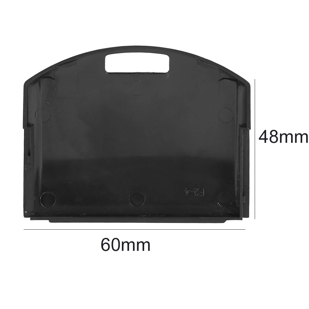 Bateria Back Door Cover Case, substituição para Sony PSP 1000, branco e preto, 1pc