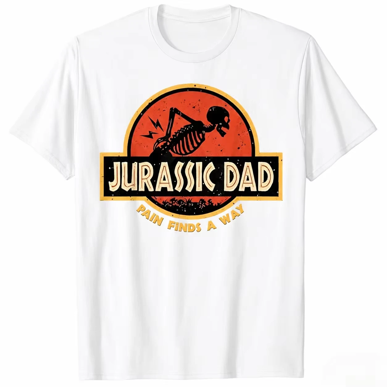 Jurassic Dad Funny Meme Graphics 100%Cotton Unisex Shirt High Quality Women's Oversize Hawaiian Luxury Fashion O-neck Tshirt