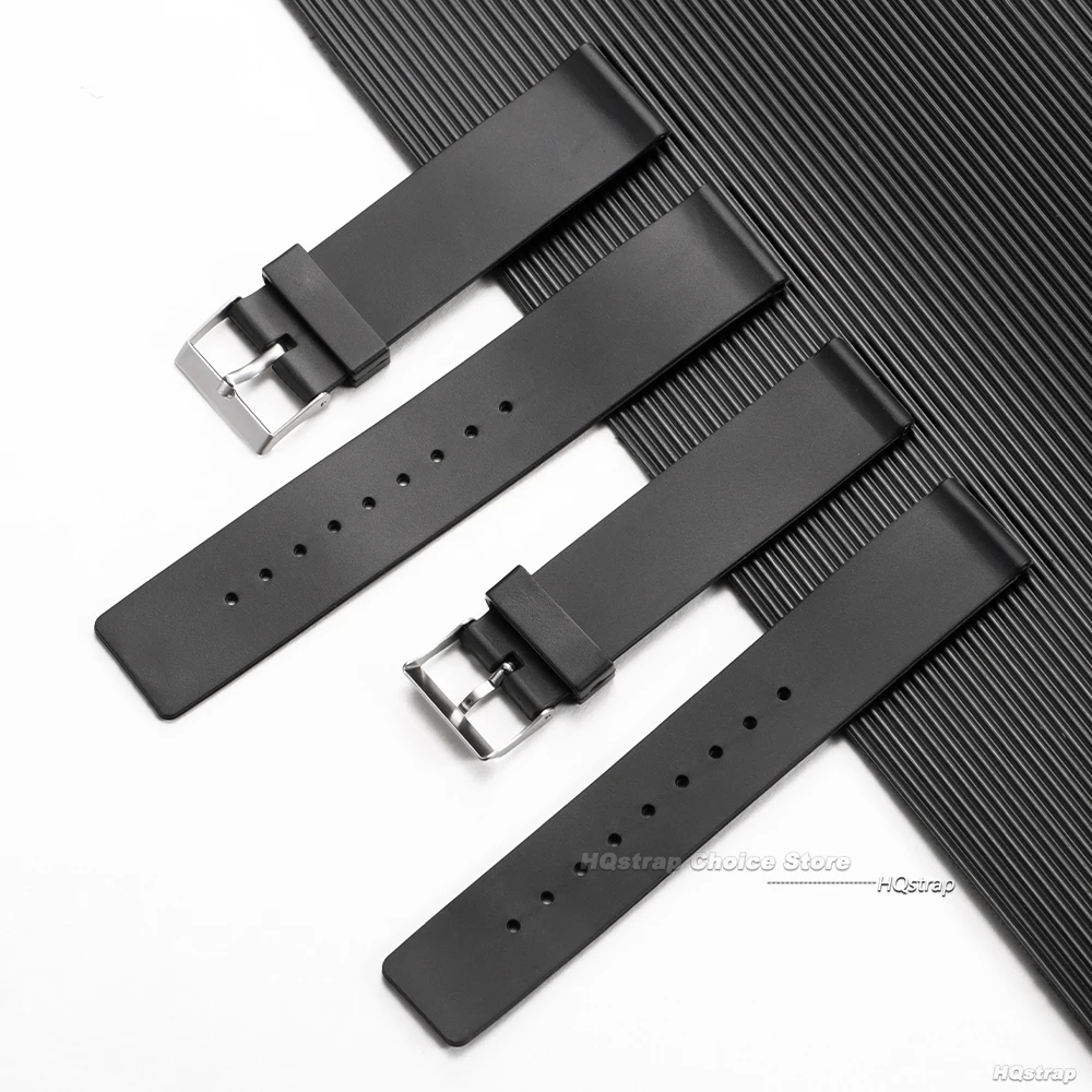 العالمي حزام ساعة اليد 12 مللي متر 14 مللي متر 16 مللي متر 18 مللي متر 20 مللي متر 22 مللي متر لينة بولي كلوريد الفينيل البلاستيك سوار معصمه مقاوم للماء النساء الرجال استبدال الفرقة