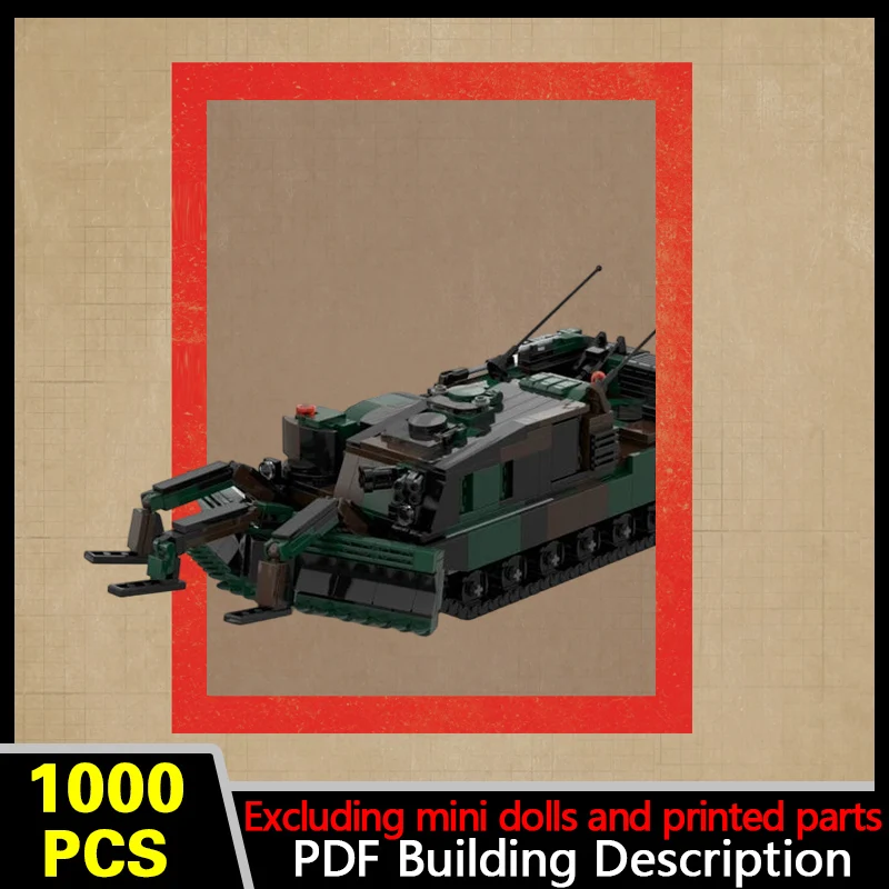 K600 Construction Vehicle Model MOC Building Bricks War Equipment Modular Technology Gifts Holiday Assemble Children Toys Suit