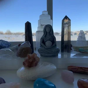 Mythologische Harzfigur Skulptur, Mondgöttin Statue, kreativer Kaffee, Griechisch, Wohnkultur, Aufkleber für innere Dekorationen 12 Hauptverkäufe Griechische Göttin Statue - №4