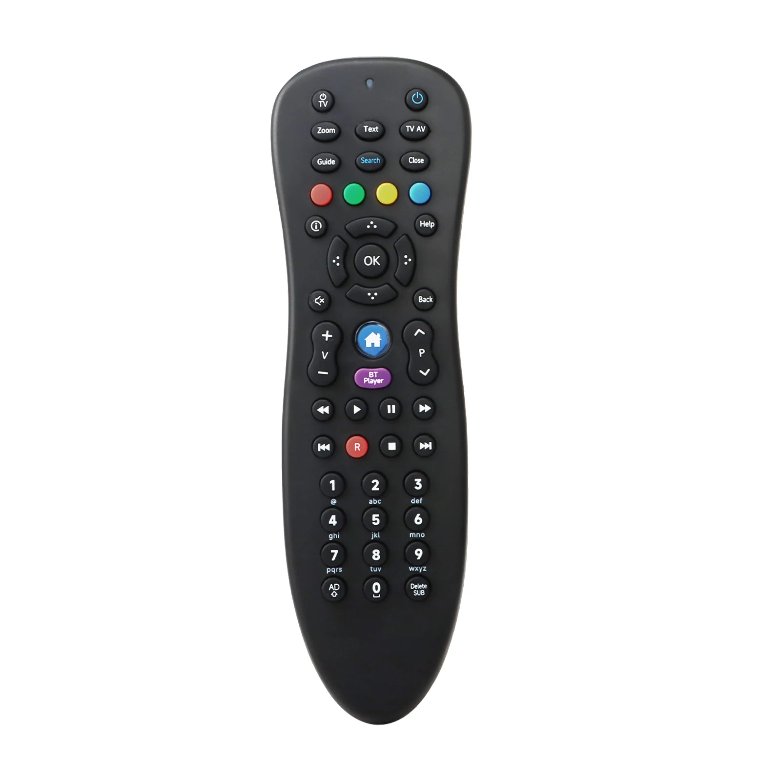 Replacement IR Remote Control for BT YouView Set Top Box DTR-T4000 DTR-T2100 DB-T2200 DTR-T2110 DTR-T2000 for Humax T1000 T1010