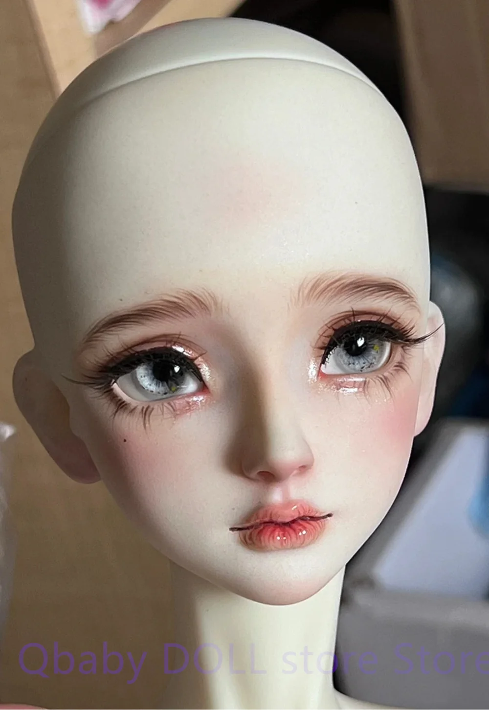 Resina Brinquedo Modelo Cabeça Acessórios, BJD Boneca Loja, 1/3 xiang bo