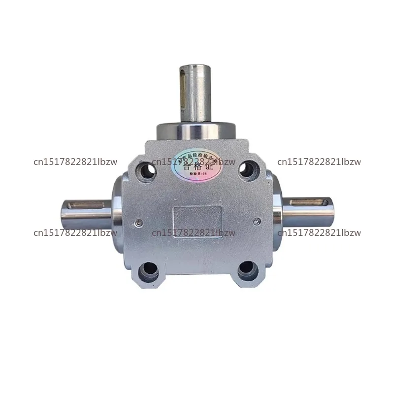 Stainless Steel Right Angle Steering Box Cast Steel Gearbox 40N.M Large Load 2.5 Module 16 Teeth 90 Degree Commutator Gear