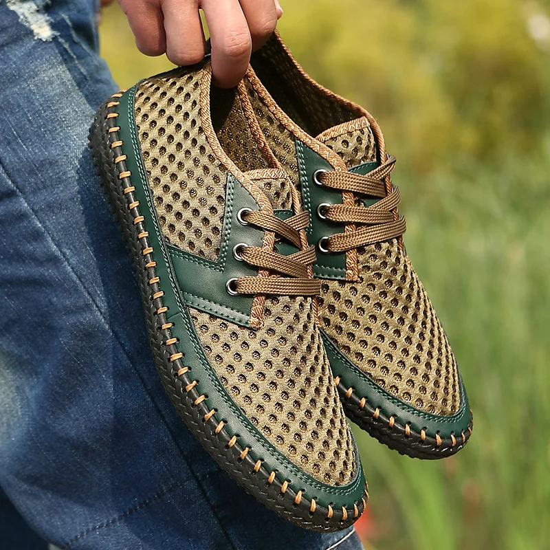 

Breathable casual men's shoes Comfortable daily outdoor style Office and Street leisure walking 38-48 Plus Size Summer Hot