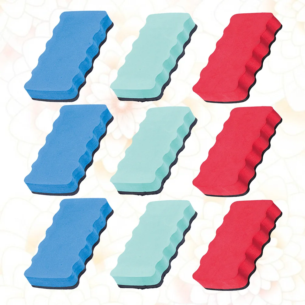 9 قطعة ممحاة السبورة المغناطيسية منظف السبورة خفيف الوزن خالي من الغبار للمدرسة والمكتب والمنزل ومستلزمات الفصول الدراسية