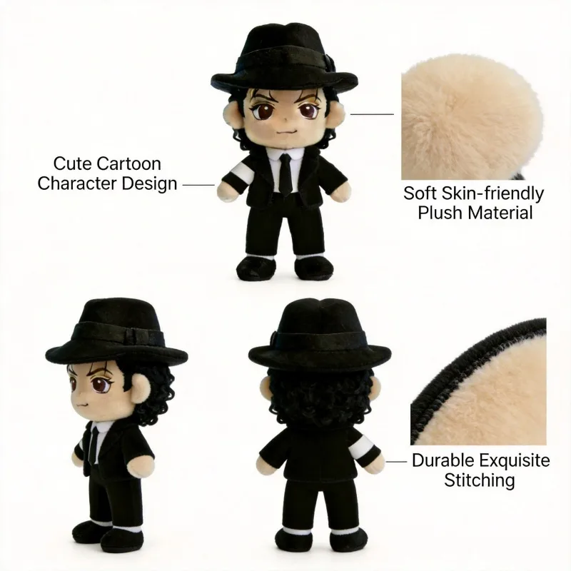

Personalized and Creative New Michael Jackson Peripheral Plush Toys, Dolls, Doll Gifts
