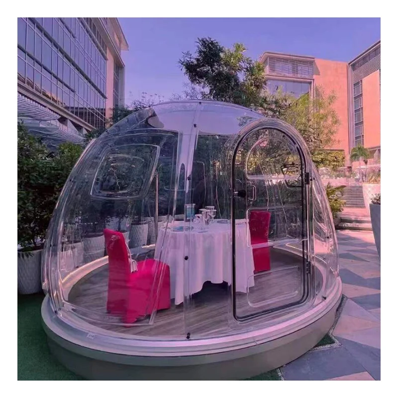 Transparent Star Sky Bubble House Outdoor Camping Tent Metal Star Room For Celebrity Tourism Holiday