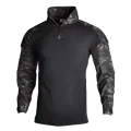 black camo shirt