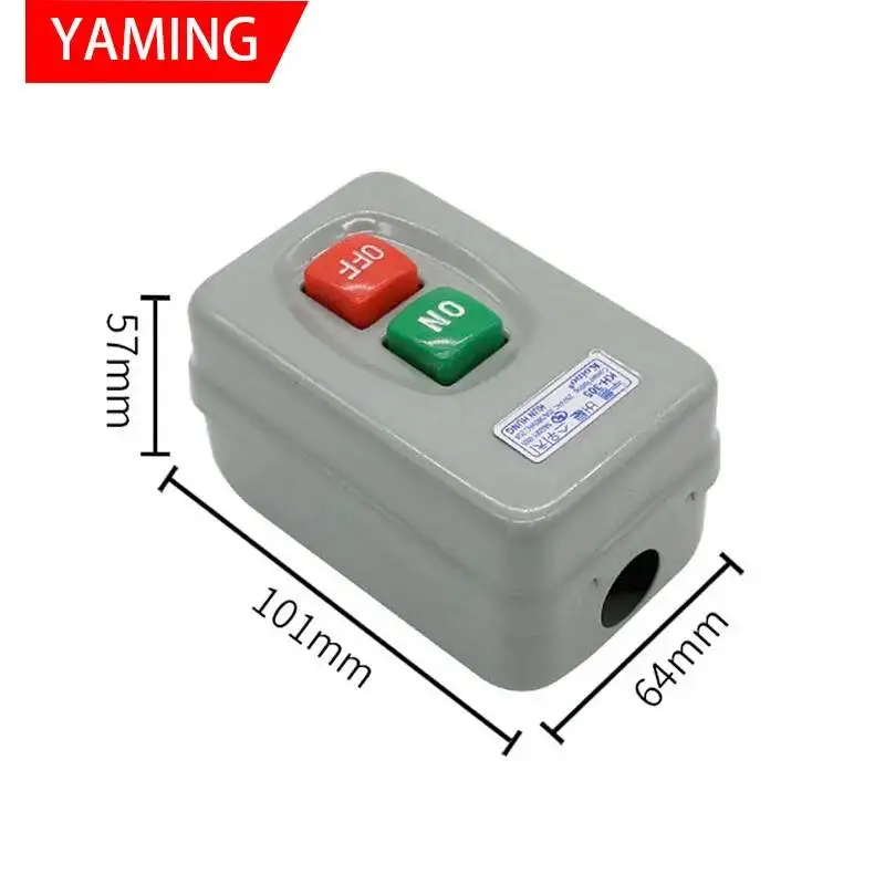 KH Series On-off 3P 30A/250V 20A/380V Transfer Push Button Switch Control Box Electrical Motor Start Switch KH-305