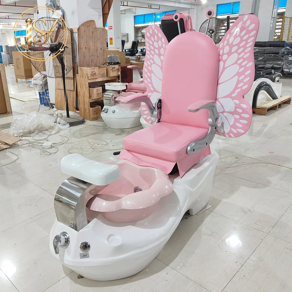 Novel Butterfly Shape Adjustable Recline Chair Special For Kids Manicure Pedicure Salon view 5