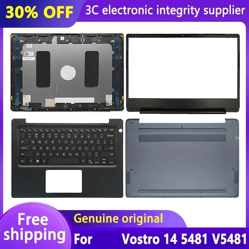 

NEW For Vostro 14 5481 V5481 Laptop LCD Back Cover Front Bezel Palmrest Keyboard Bottom Case 02DYXK 04Y3M8 0PTXV1 0YHFFH