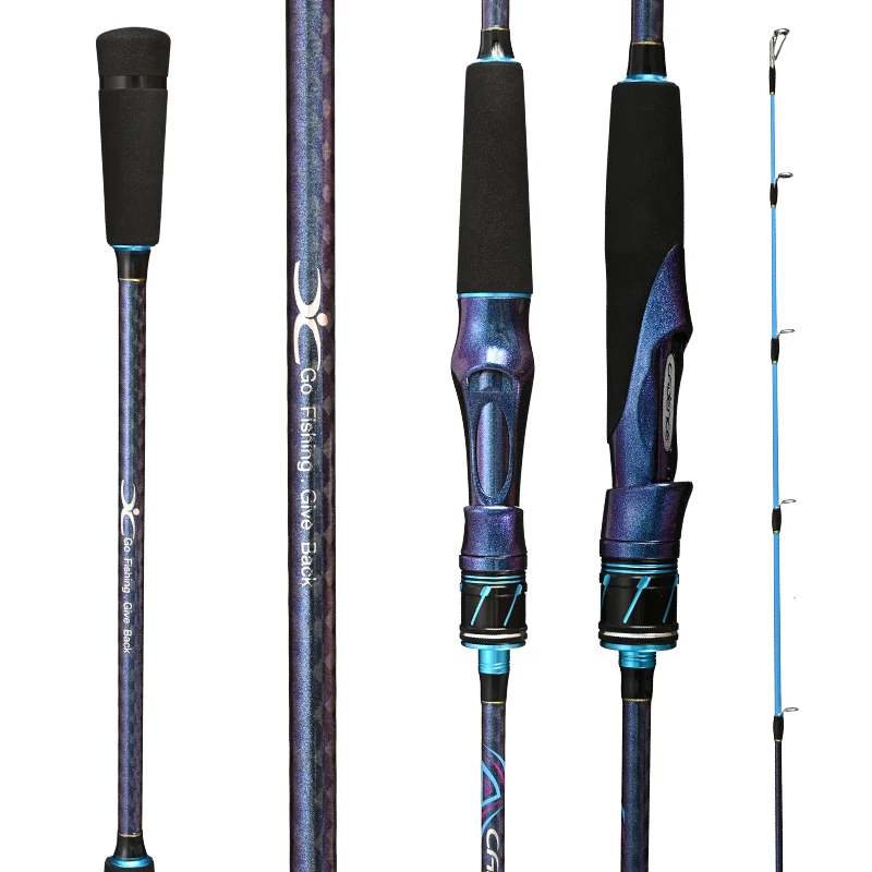YJPERSIST SJ Spinning Casting Rod 6' 7' Canne da pesca (vecchio) 12KG Potenza M Durezza Canna da casting resistente