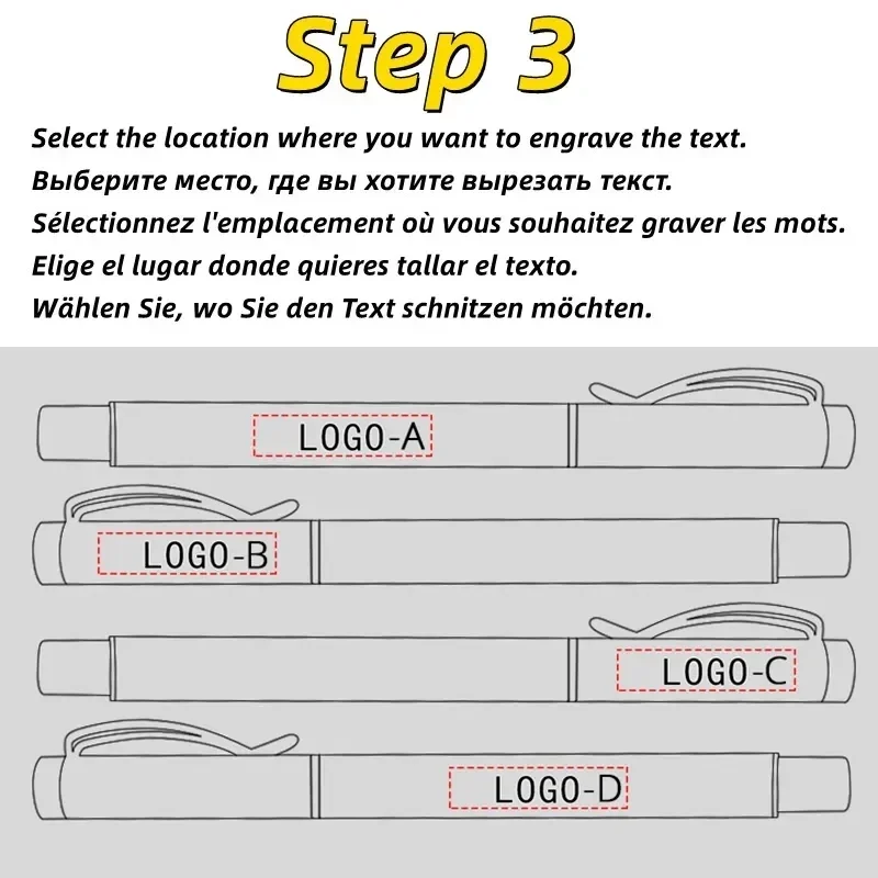 50pcs Advertising Pen Custom Logo High-end Business Signature Pen Gel Pen Gift Promotion Lettering Engraved Name Wholesale