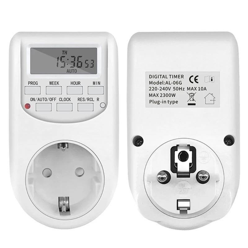 

App Controlled Timers Plug German Compatible Featuring Weekly Scheduling Overloads Protections 87HA