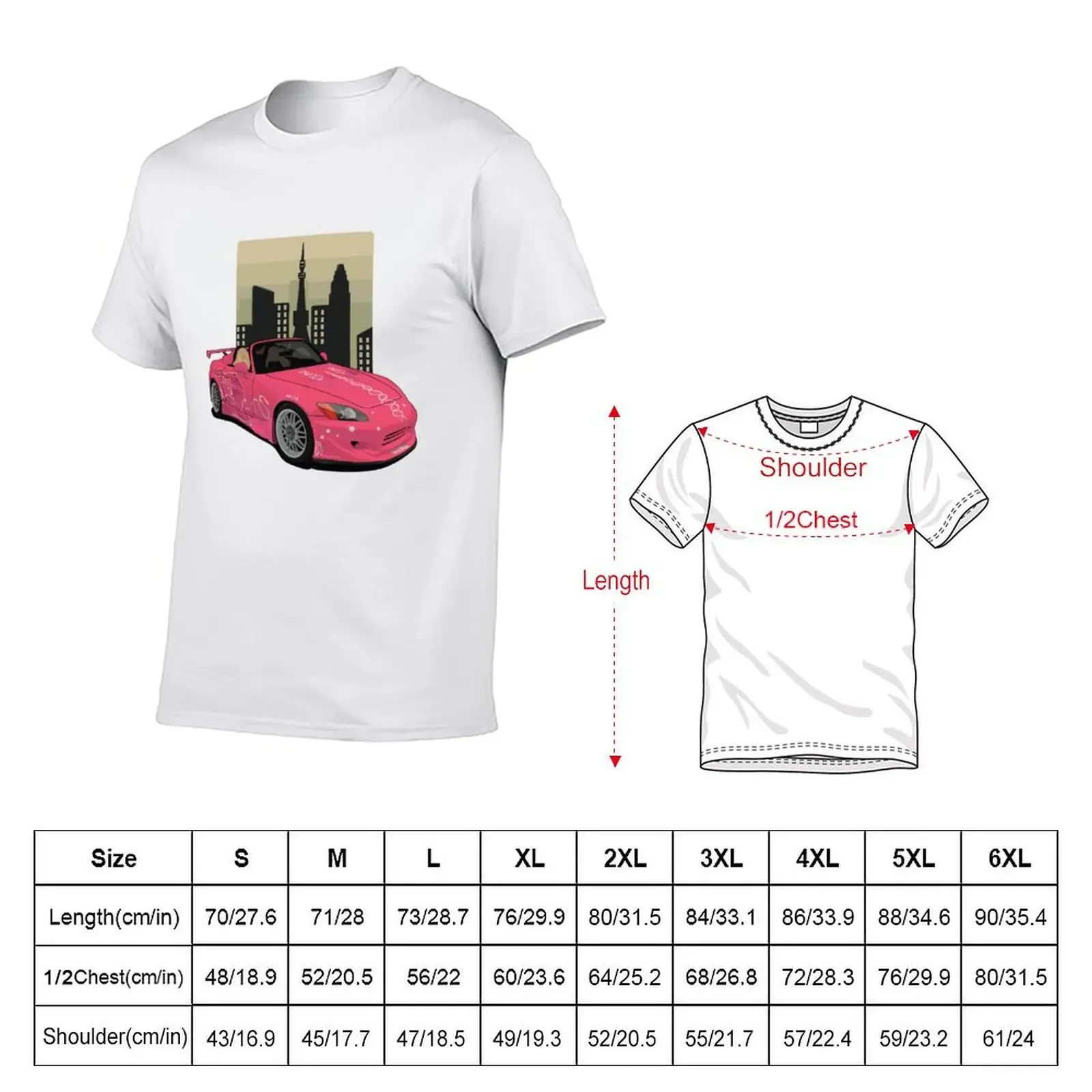 Suki S2000 T-Shirt luxury designer aesthetic clothes anime t shirts Men's cotton t-shirt