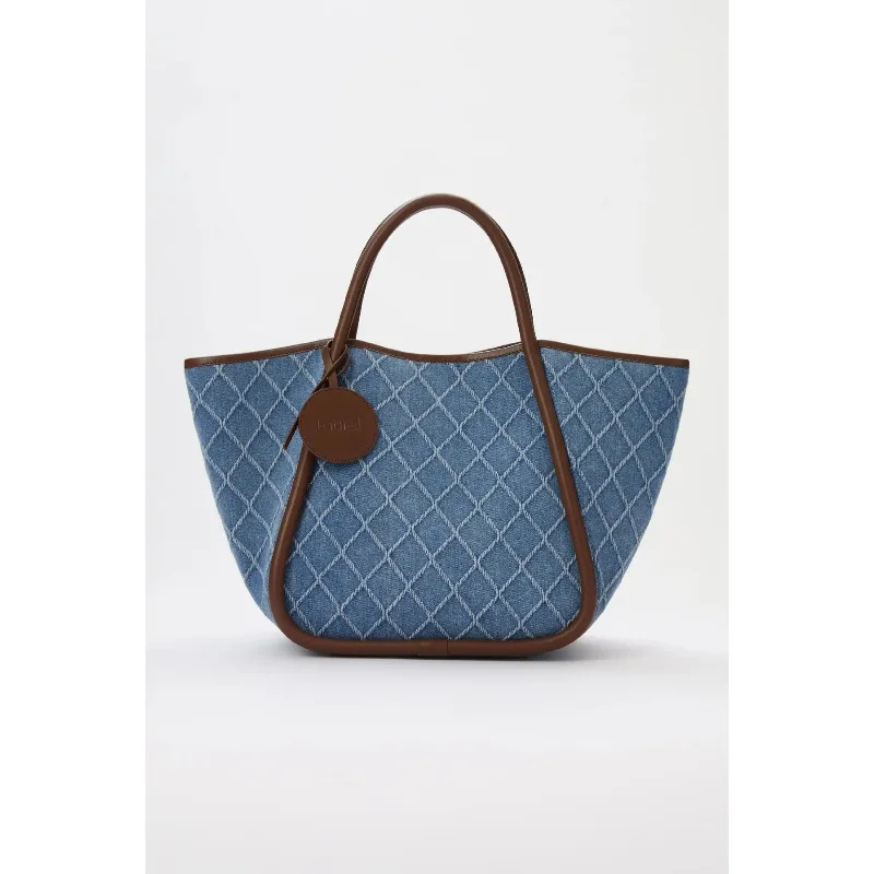 

Brand Tote Bag Simple Ladies Fashion Shoulder Handbag Large Capacity Women Crossbody Bags 2025 New