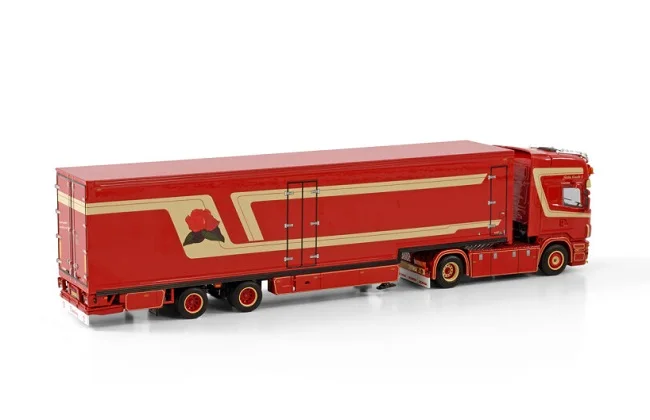 Model Toy WSI 1:50 Scale Sca-nia R4 4X2 Tag Axle Tractor,Transport Container Truck Diecast Toy Model Gift,HCPVD EIJKEL  01-4027