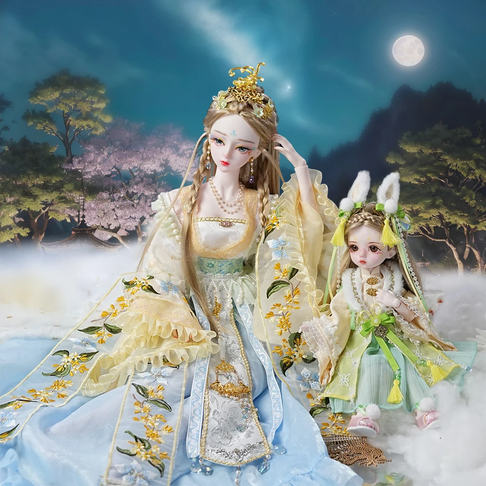 

ICY DBS 1/3 BJD 62cm doll Mid-Autumn Festival mythological character Fairy Guanghan joint Body Including clothes shoes girlS Dre