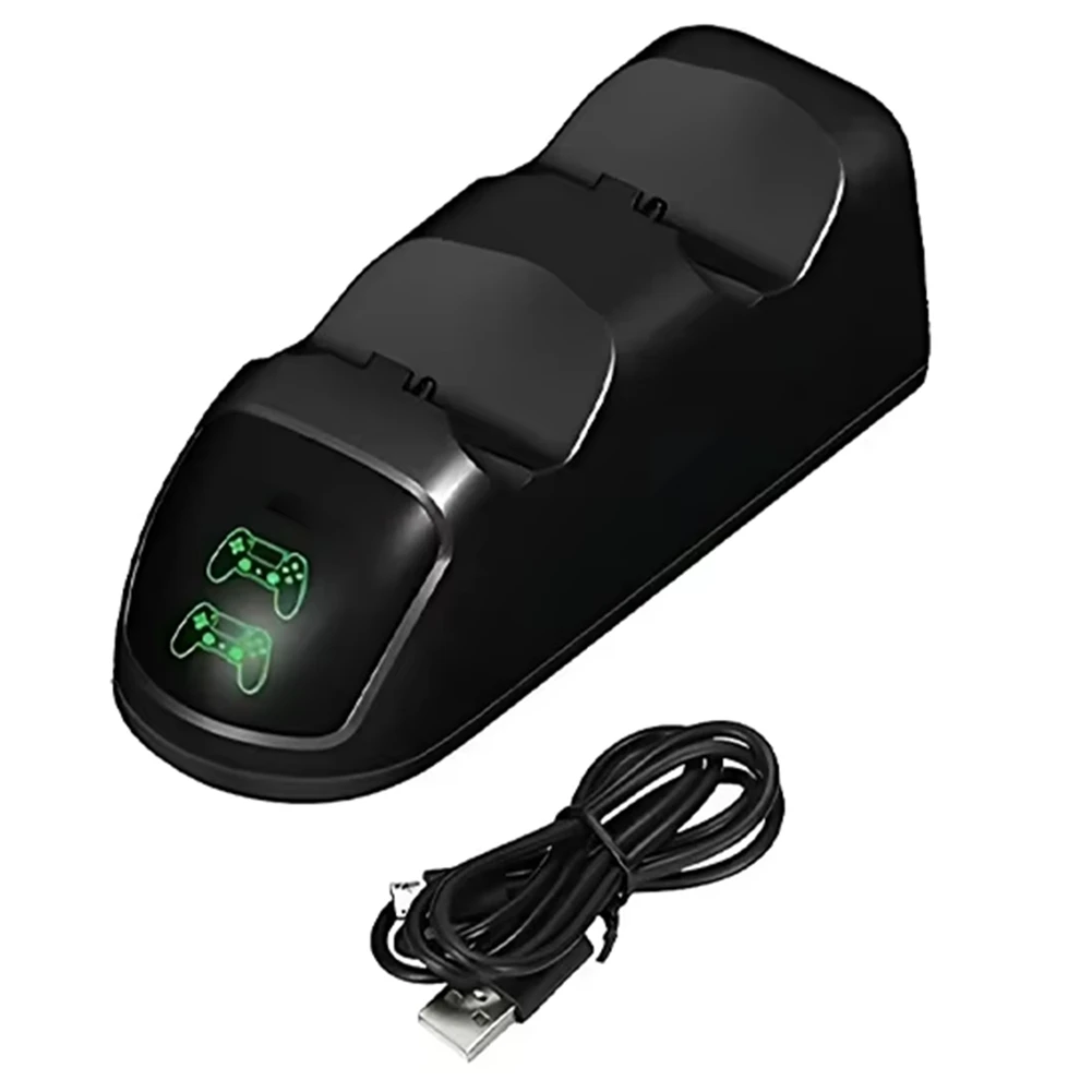 New for Charging Station Wireless Fast Charger for Game Controller LED Indicator USB Dual Dock for Slim Pro