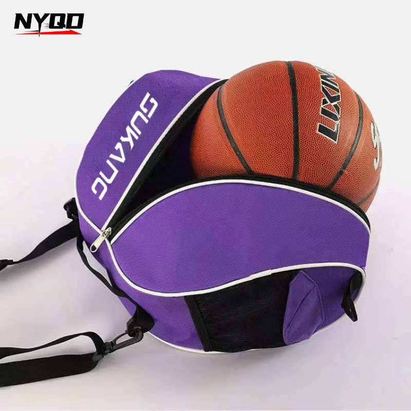 

Basketball Storage Bag Mesh Bag Student Football Volleyball Sports Training Shoulder Crossbody Bag