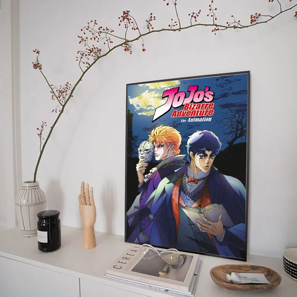 Anime JoJo\'s Bizarre Adventure Vintage Posters Sticky Vintage Room Home Bar Cafe Decor Kawaii Room Decor