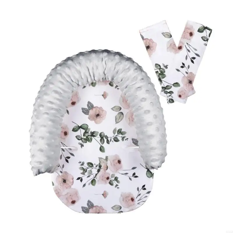 

Q22D Подушки для поддержки головы для новорожденных с подушечками для ремней Детские коляски Поддержка головы Детские коляски и