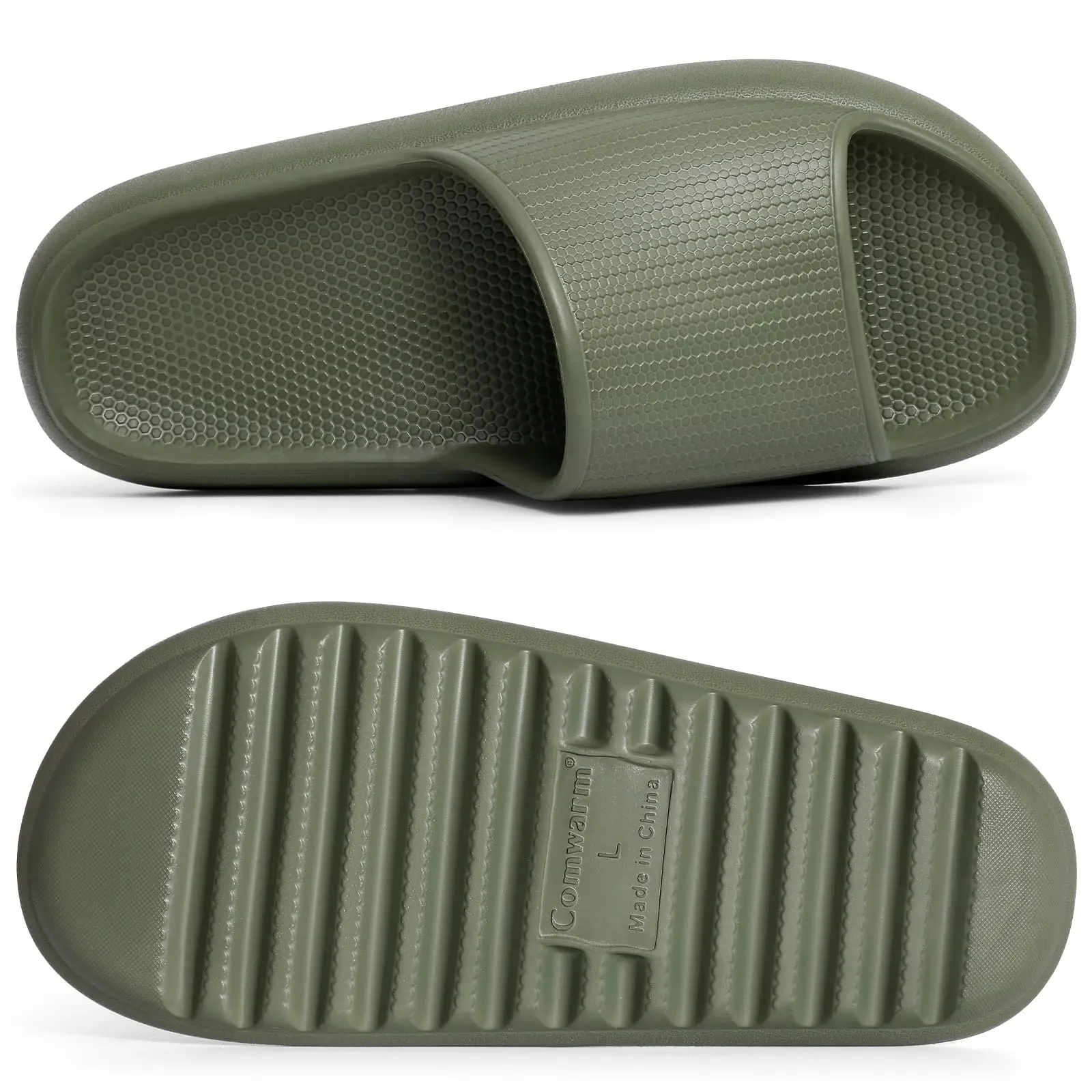 Litfun Platform Slippers With Arch Support Anti-slip Cloud Recovery Pillow Bathroom Sandals Light Shower Slippers For Women Men
