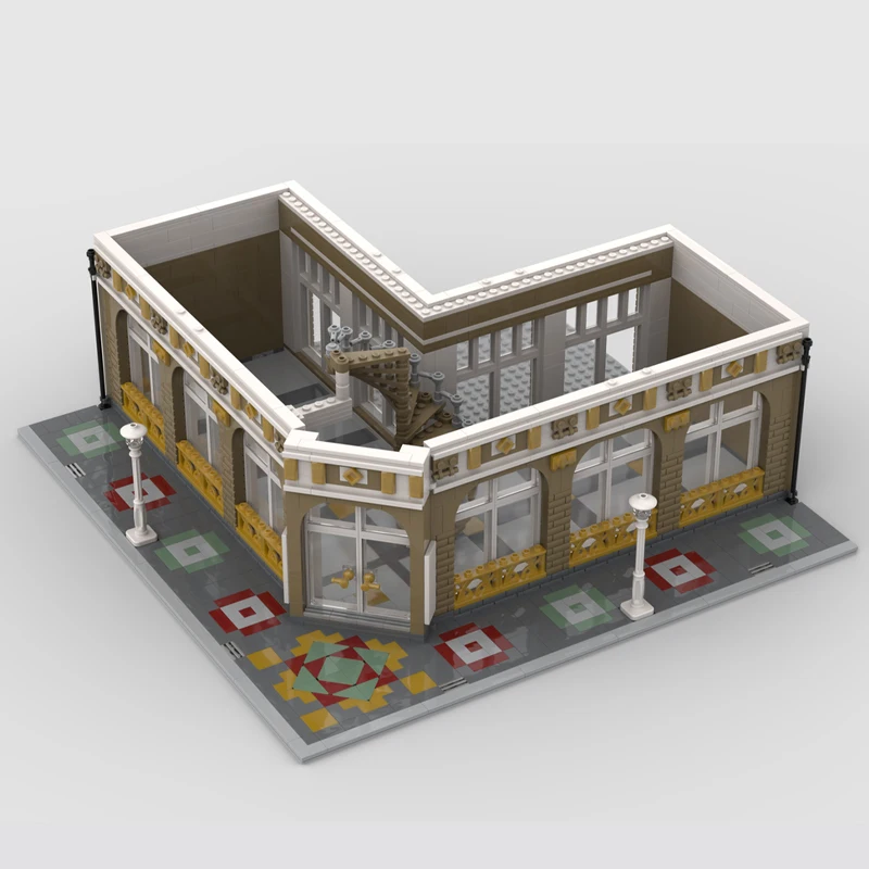 2801 PCS Modular Construction Gallery MOC Customize Modular Building Block Popular Educational Model DIY Boys Holiday Toy Gifts