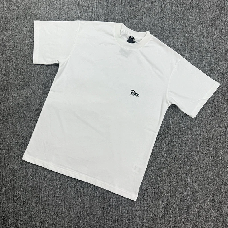 Y2K Street PATTA T-shirt Loose Round-neck Cotton Short-sleeved Unisex Letter Pattern Print Tee Shirt