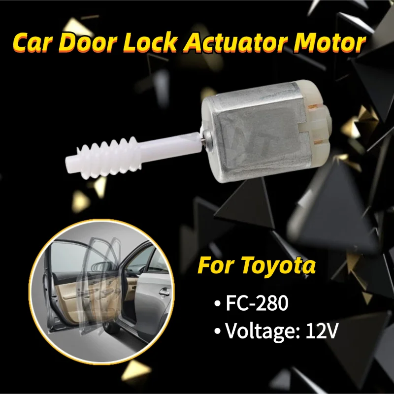 

AZGIANT Car Door Lock Actuator Motor FC-280 High-Speed 12V DC For 2008-2014 Toyota Urban Cruiser XP110 MK1 Car Accessories