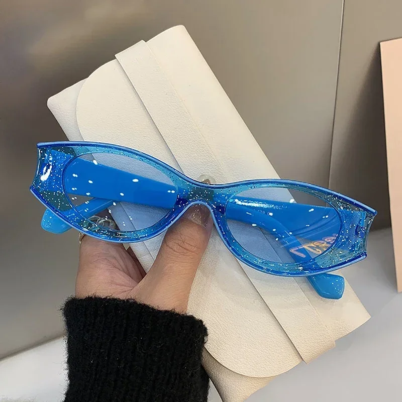 New Fashion Vintage Oval Sunglasses UV400 Sun Shades Retro Full Frame Goggles Summer Outdoor Travel Sun Glasses for Men Women