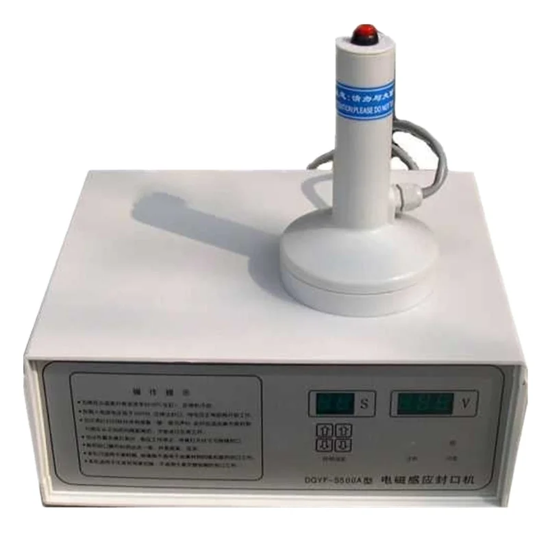 

DGYF-500A Портативный индукционный упаковщик, пластиковая стеклянная банка для бутылок, термоиндукционная машина для запечатывания алюминиевой фольги 20-90 мм