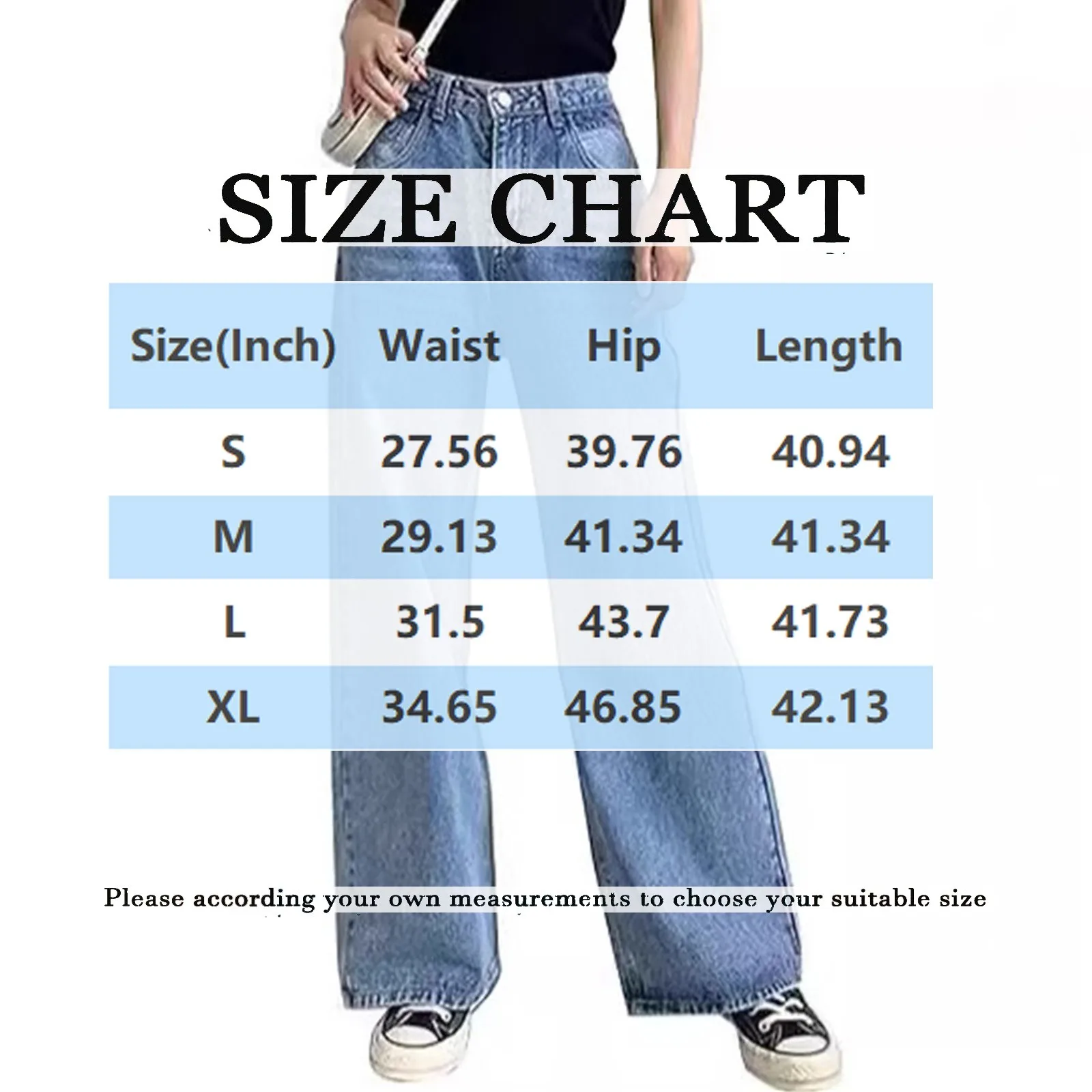 Autumn New Jeans Women'S Streetwear Washed Denim Pants Vintage Straight Trousers Casual Loose-Fit High-Waisted Wide Leg Jeans