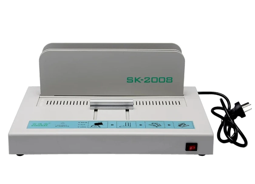 Hot Melt Binding Machine Small Office Thermal Glue Binder Manual Automatic Book Binding Equipment