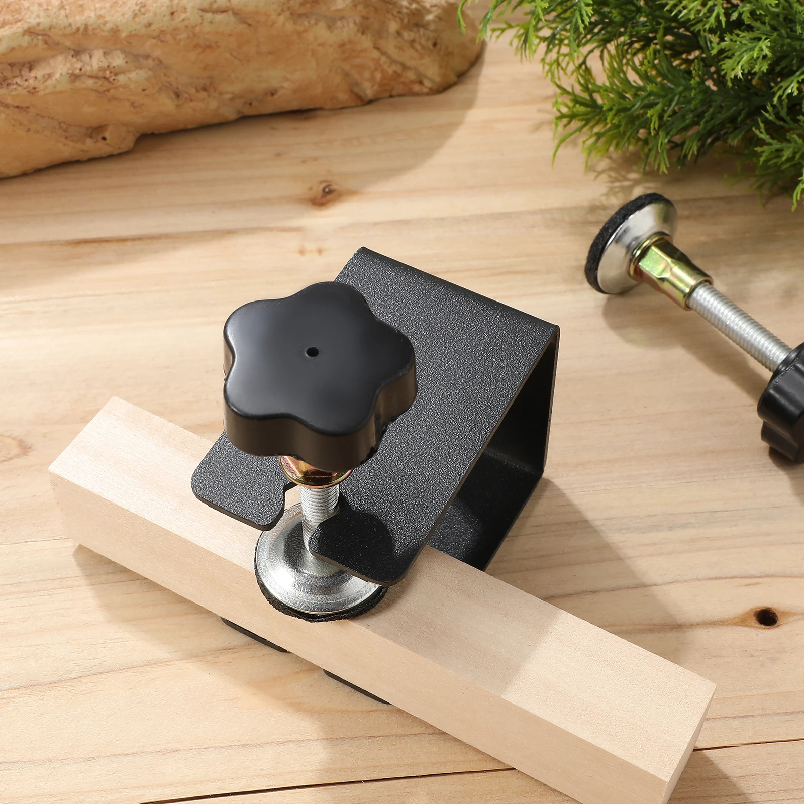 

2Pcs Drawer Front Installer Heavy Duty Metal Clamps for Cabinet Woodworking Secure Mounting Fastening Tool Holder Set