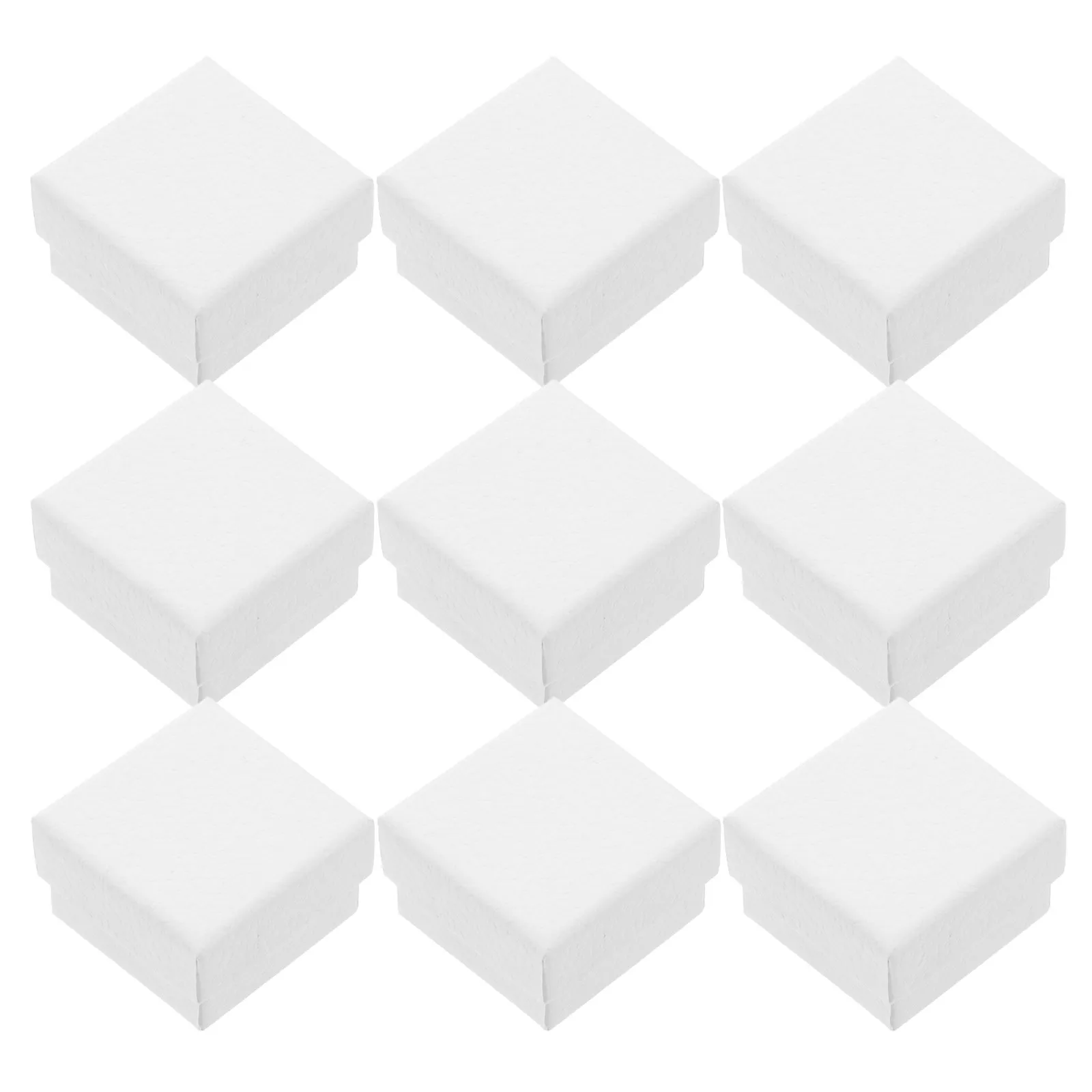

10Pcs Jewelry Boxes Small Storage Packaging Display Organizer Case for Earrings Rings Necklaces Jewelry Box Necklace Box