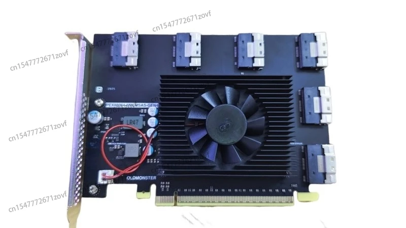 PCIE4.0 Switch Expansion Card 6 * SFF-8654 8i U.2 NVMe Expansion AI Graphics Card Expansion