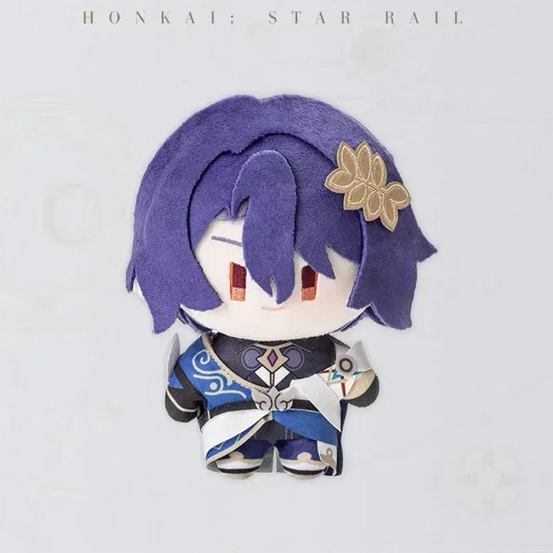 Honkai Star Rail Cute Q Style Dr. Ratio Stuffed Plush Toy, Exclusive Bonus Acrylic Ornament for Fans, Anime Otaku Peripheral