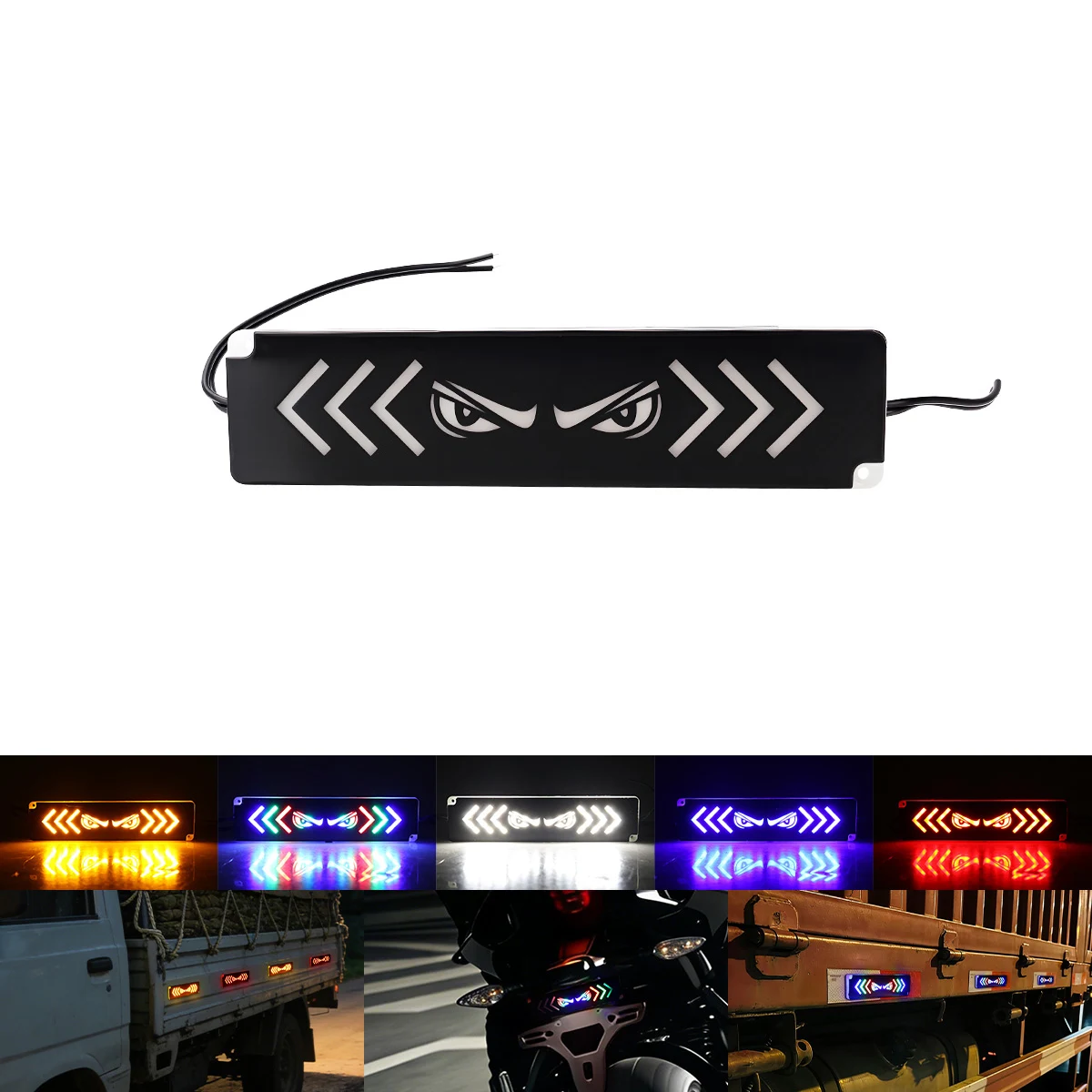 Devil For Demon Eye Strobe Light with Indicator for Vehicle Use Smooth Operation Soft Translucent Cover 12V 24V