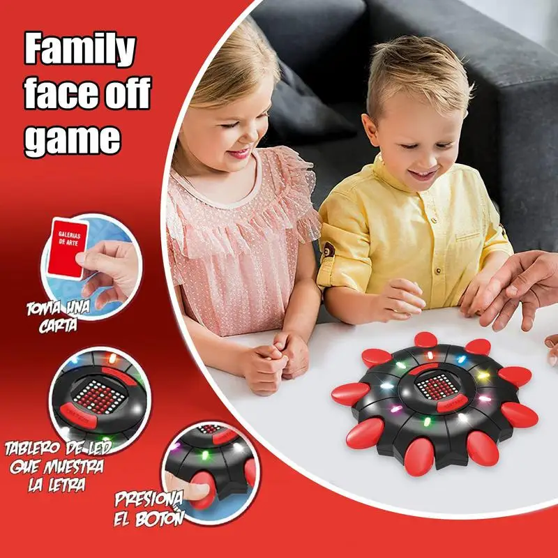 

Word Games Interactive Alphabet Learning Toy Fun Learning Educational Toy Turntable Interactive Card Play For Women & Men